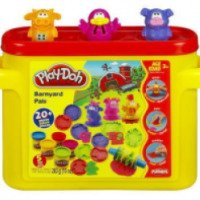 Детский пластилин Play-Doh "Плоское ведерко"