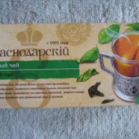 Зеленый чай Универсальные пищевые технологии "Краснодарский" пакетированный высший сорт