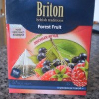 Чай черный Briton "Forest fruit" в пирамидках