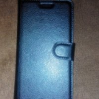 Кожаный чехол бумажник для meizu m3 mini