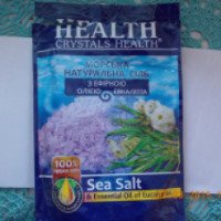 Морская натуральная соль Crystals Health с эфирным маслом эвкалипта