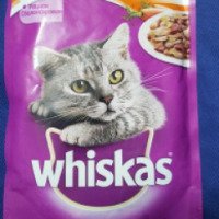 Корм для кошек Whiskas "Желе с телятиной, индейкой и овощами"