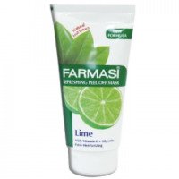Маска-пленка для лица с экстрактом лайма Farmasi "Peel off Mask Lime"