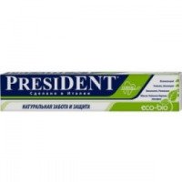 Зубная паста President Eco-Bio