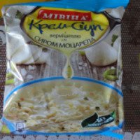 Крем-суп Мивина с вермишелью и сыром моцарелла