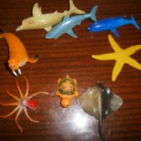 Резиновые игрушки "Морские животные" TOYS