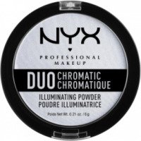 Хайлайтер Nyx Duo Chromatic Illuminating Powder