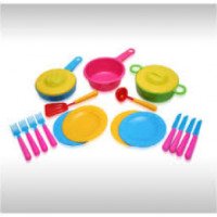 Набор детской пластмассовой посуды Santec Toys Kitchen play at home