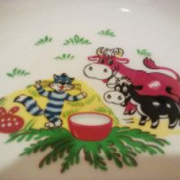 Набор детской фарфоровой посуды Дулевский фарфор "Простоквашино"
