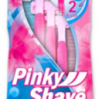 Одноразовый бритвенный станок с двойным лезвием Pinky Shave