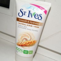 Скраб для лица St. Ives Oatmeal Scrub Plus Mask