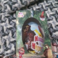 Шоколадное яйцо в коробке Big Toys "Маша и Медведь"