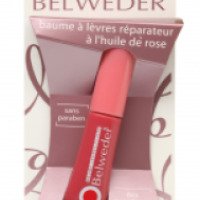 Жидкий бальзам для губ Belweder "Восстанавливающий" с розовым маслом
