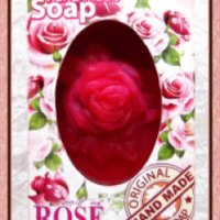 Глицериновое мыло ручной работы Rose