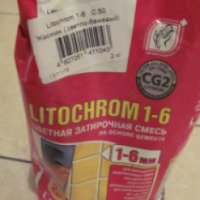 Цветная затирочная смесь на основе цемента Litokol Litochrom 1-6
