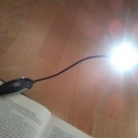 Гибкая Яркая LED Лампа с Зажимом для Чтения Ночью
