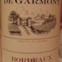 Вино красное Les Hauts de Garmont Bordeaux