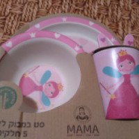 Набор детской посуды Mama