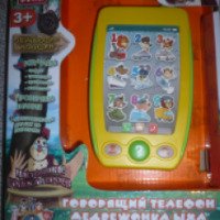 Игрушка развивающая S+S Toys "Уроки тетушки Совы: Говорящий телефон Медвежонка ЫХА"