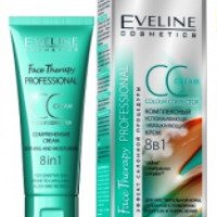 CC крем Eveline "Комплексный успокаивающе-увлажняющий" для сосудистой кожи 8 в 1