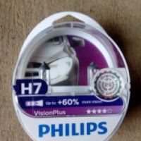 Лампы автомобильные Philips Vision plus H7