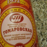Колбаса вареная Томаровский мясокомбинат "Томаровская"