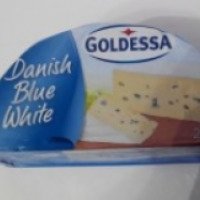 Мягкий сыр с голубой плесенью Goldessa Danish Blue White
