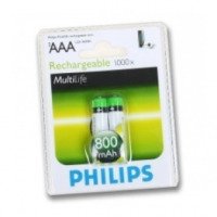 Аккумуляторные батареи PHILIPS Multi Life HR03/AAA 800mAh
