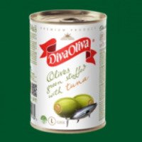 Оливки зеленые с тунцом Diva Oliva