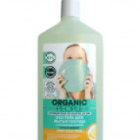 Эко гель для мытья посуды Organic People с органическим лимоном