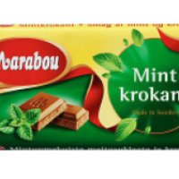 Шоколад Marabou Mint Krokant
