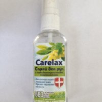 Спрей для рук с антибактериальными компонентами Carelax
