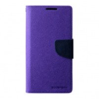 Прорезиненный чехол Mercury purple для Sony Xperia T3