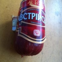 Колбаса полукопченая Жовтневськи колбасы "Австрийская"