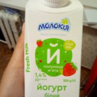 Йогурт белый Молокия 1.4% с фруктозой