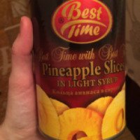 Кольца ананаса в сиропе Best Time