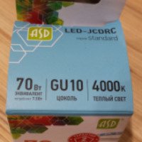 Светодиодная лампа ASD LED-GCDRC 7.5 Вт GU10 4000K