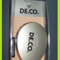 Спонж для макияжа DE.CO. в чехле с зеркалом (без латекса) 2 шт