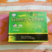 Зеленый кофе для похудения Best Share "Green Coffee" в пакетиках