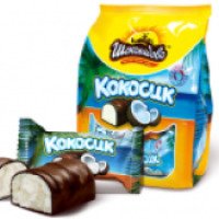 Конфеты глазированные Шоколадово "Кокосик"
