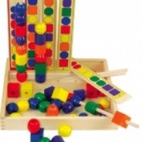 Игровой набор Мир деревянных игрушек "Изучаем цвета и формы"