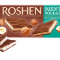 Молочный шоколад Roshen с ореховой нугой