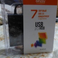 Концентратор USB Ginzzu GR-487UAB 7-портовый