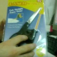 Ножницы с лазерным прицелом, наведением и указателем Stupidiotic Laser Scissor Dry
