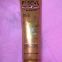 Легкое питательное крем-масло для волос L'Oreal Elseve Роскошь 6 масел