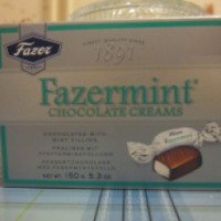 Шоколадные конфеты с мятной начинкой Fazer Fazermint