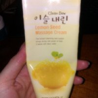 Массажный крем для снятия макияжа Tony Moly осветляющий Lemon Seed Massage Cream