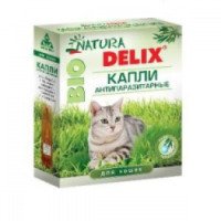 Капли антипаразитарные для кошек и собак Natura Delix