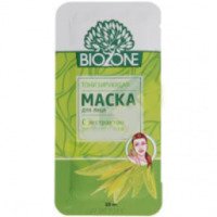 Тонизирующая маска для лица Biozone с экстрактом зеленого чая