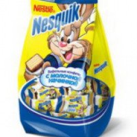 Вафельные конфеты с молочной начинкой Nesquik